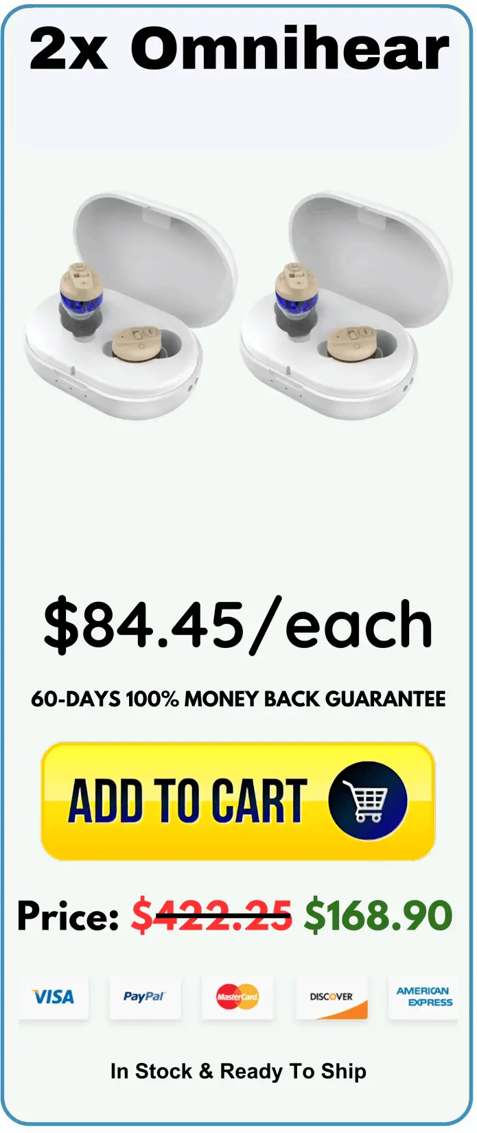 Omnihear Hearing Aids package offer price 